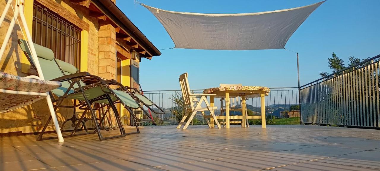 La Terrazza In Collina Monte Orsello Exterior foto